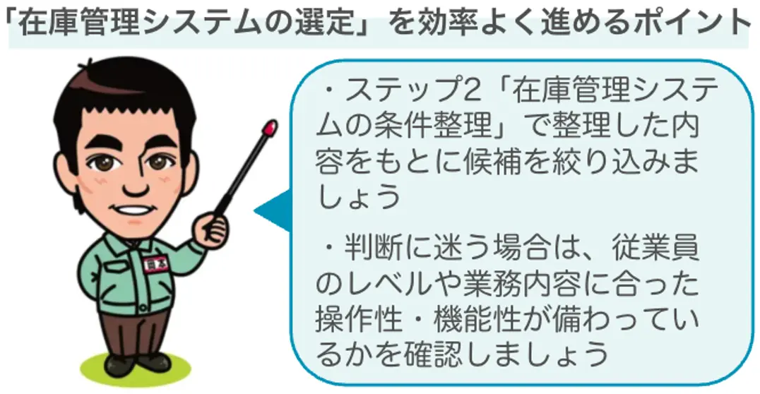 在庫管理システムの選定を効率良く進めるポイント