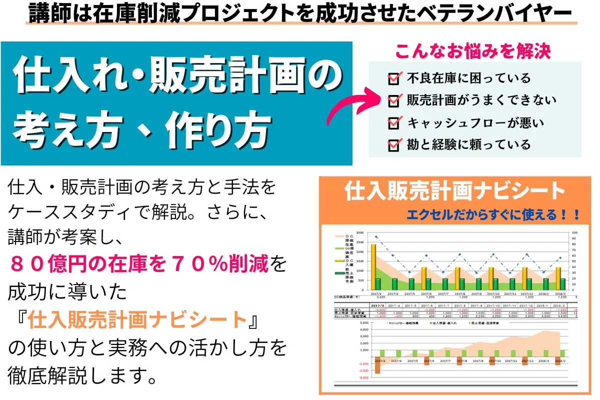 仕入販売計画の考え方・作り方