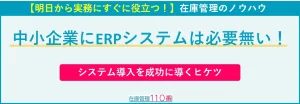 中小企業に大規模なERPが必要無い