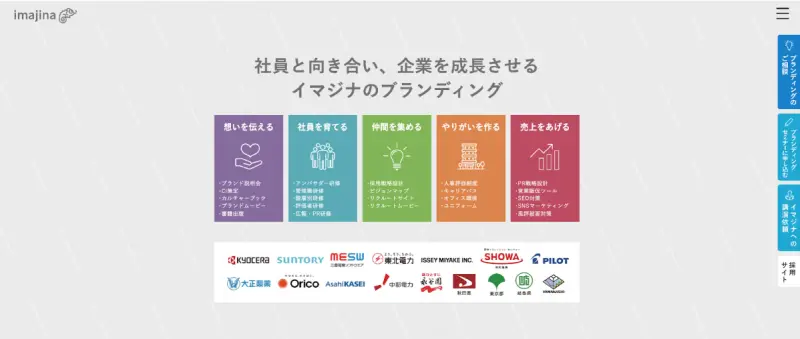 ブランディング会社｜株式会社イマジナ